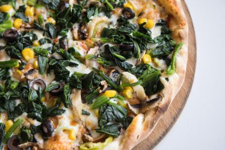 pizza ze szpinakiem