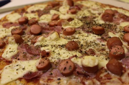 pizza kabanos